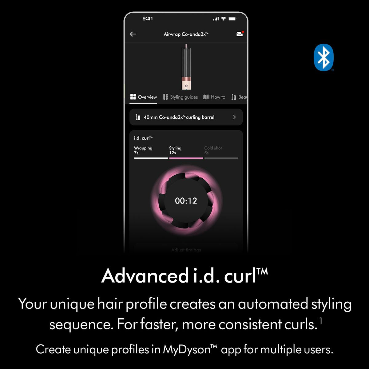 Dyson Airwrap Co-anda2x i.d. curl sequence