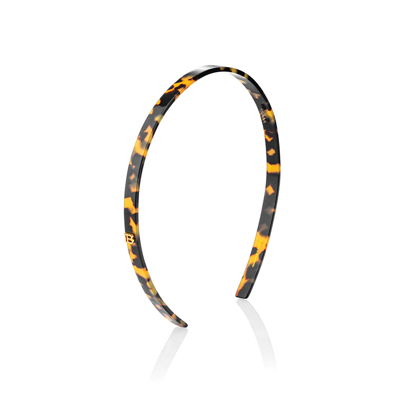 Balmain Hair Acetate Headband Tortoise Shell Small