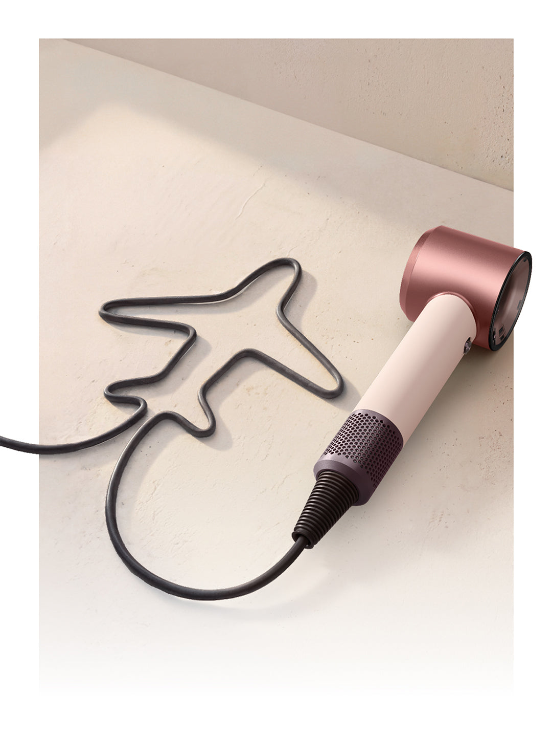 Dyson Supersonic Travel™ hair dryer (Ceramic pink / Rose gold)