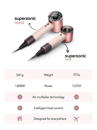 Dyson Supersonic Travel™ hair dryer (Ceramic pink / Rose gold)