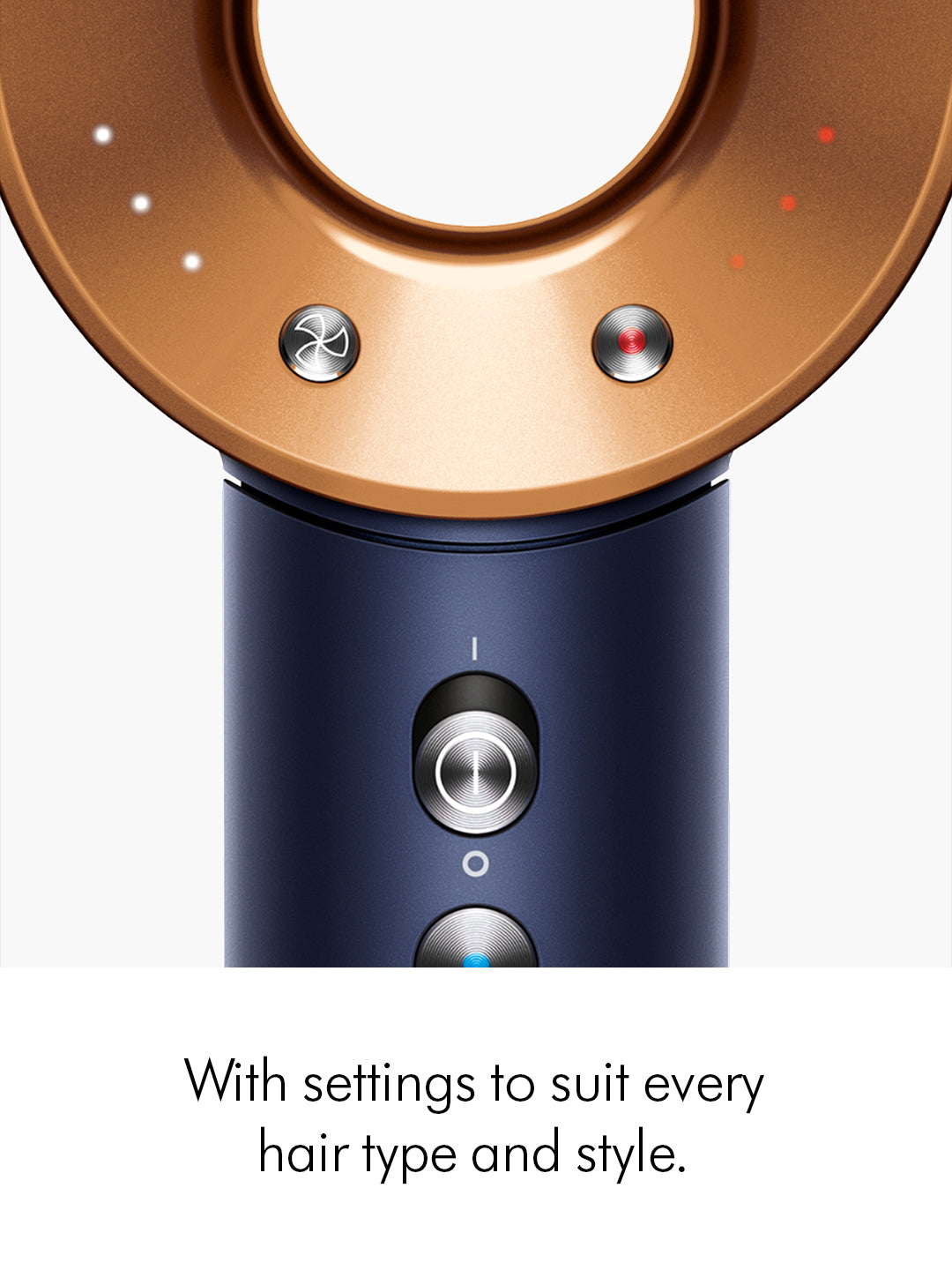 Dyson Supersonic™ hair dryer in Prussian Blue