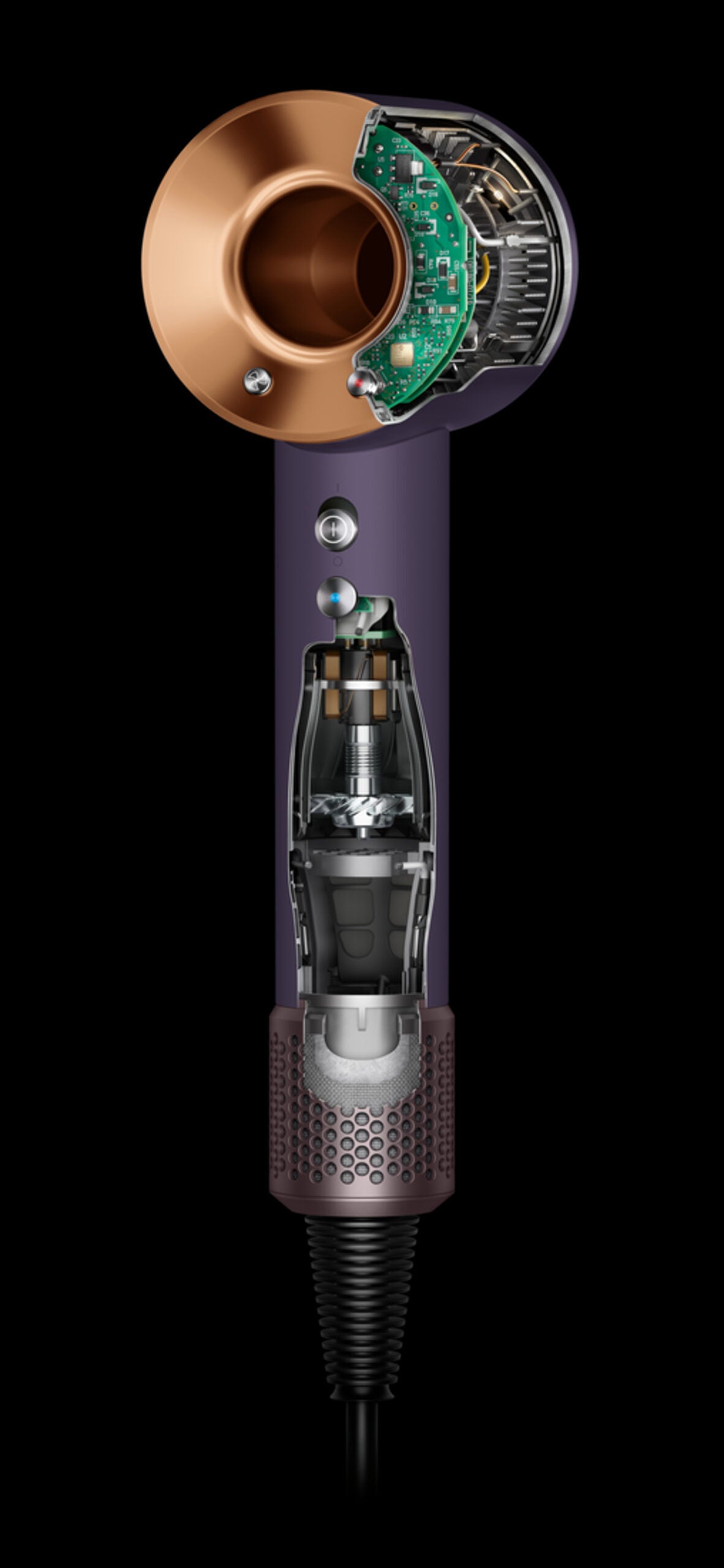 Dyson Supersonic™ hair dryer in Prussian Blue