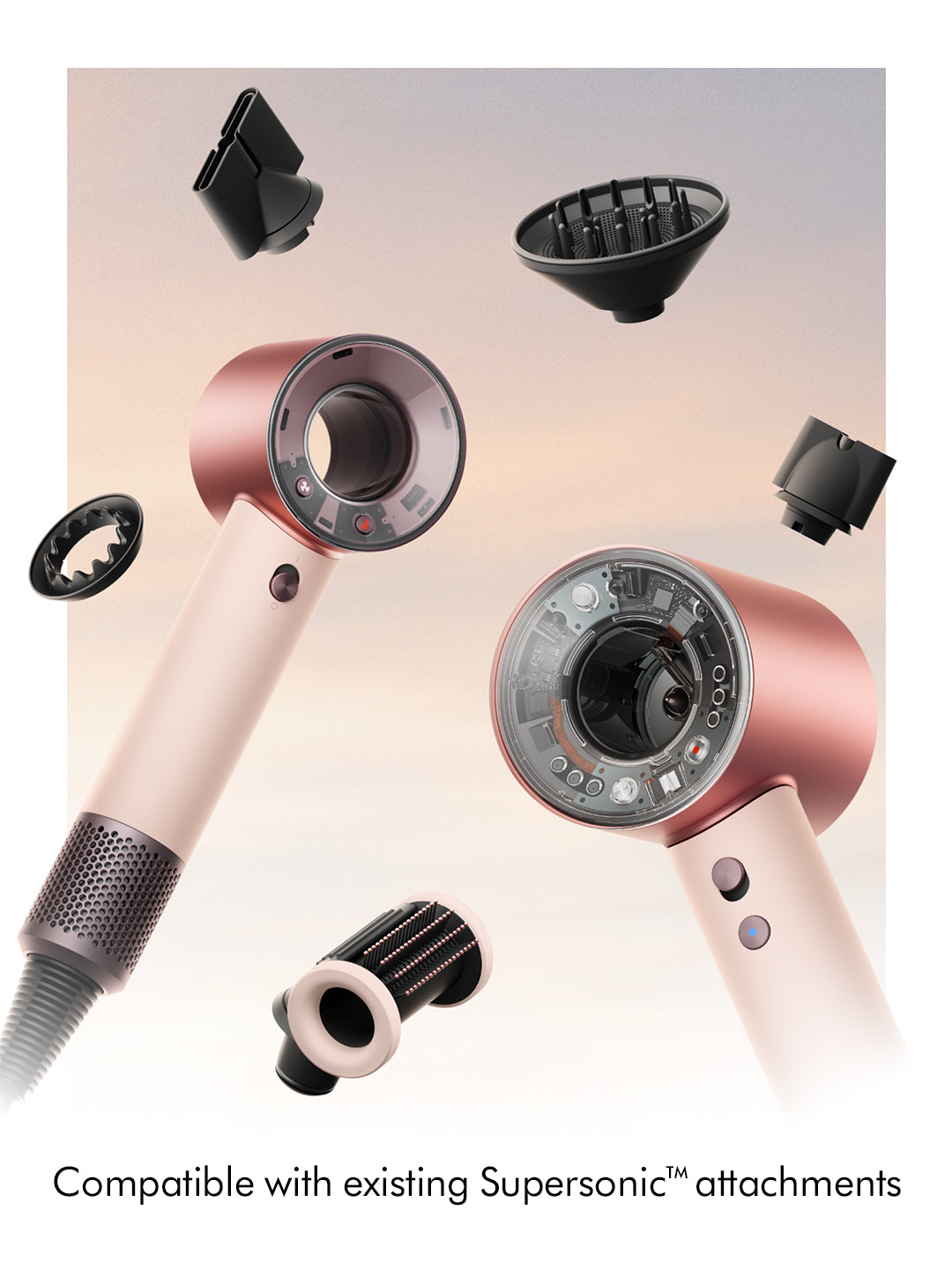 Dyson Supersonic Travel™ hair dryer (Ceramic pink / Rose gold)