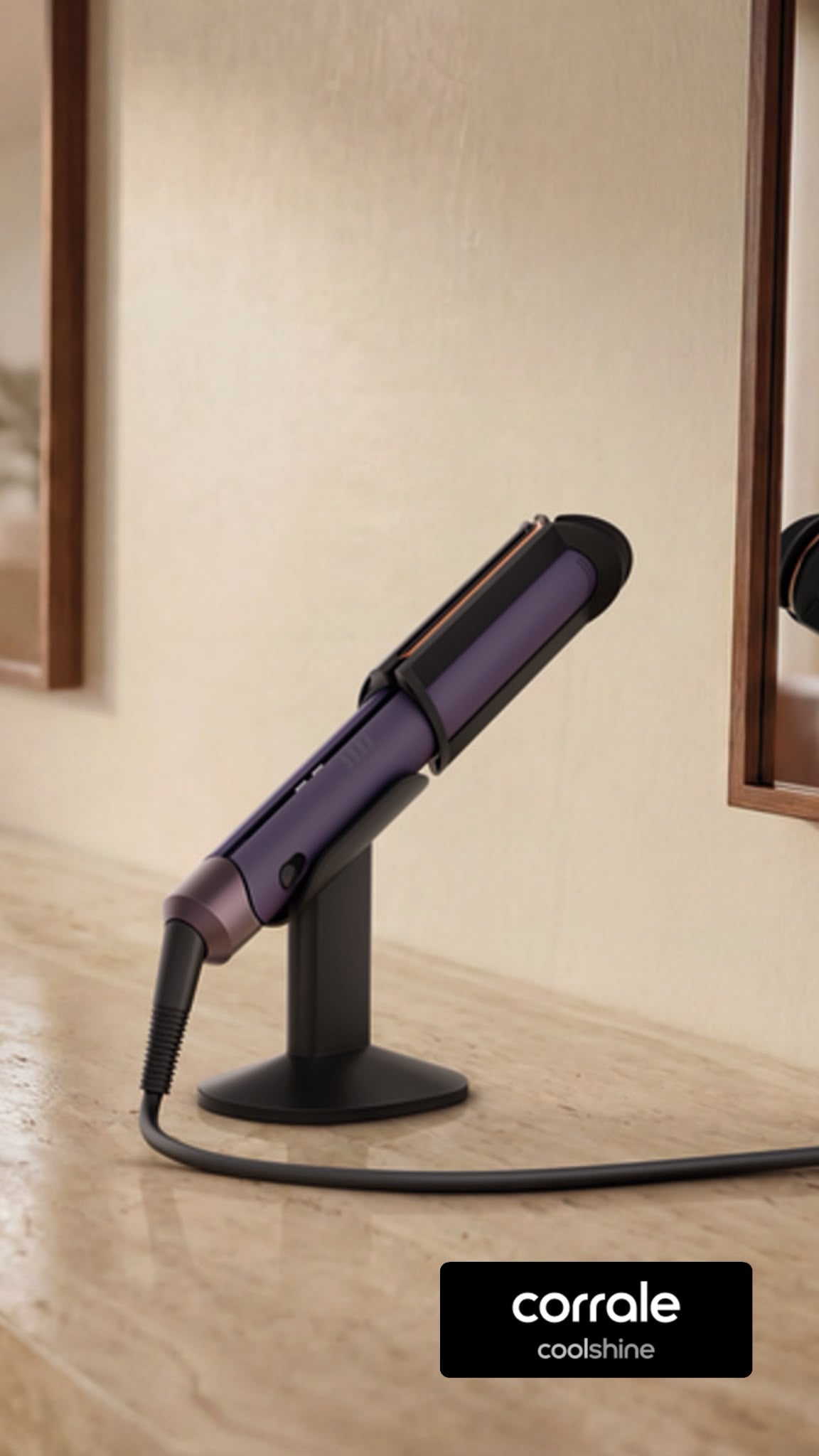 Dyson Corrale Coolshine™ Professional Straightener – Steel Violet/Copper