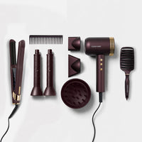 Cloud Nine The Luxury Christmas Gift Set – Dark Burgundy Contouring Original Iron & Airshot Pro