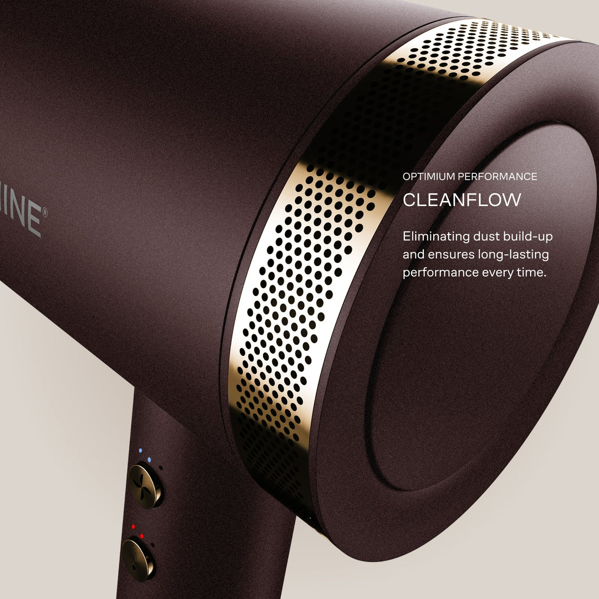 Cloud Nine The Dark Burgundy Airshot Pro with Volumizers