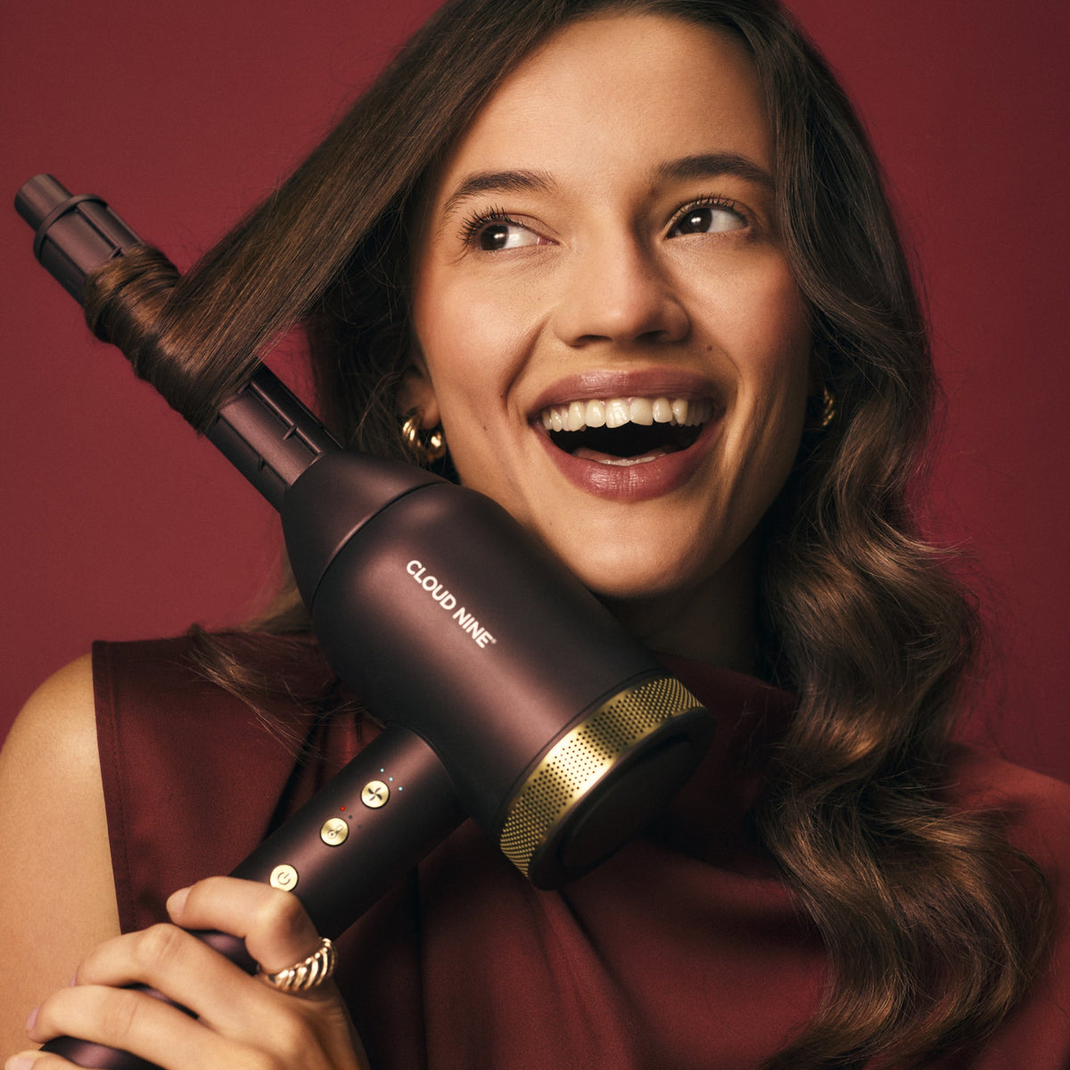 Cloud Nine The Dark Burgundy Airshot Pro with Volumizers