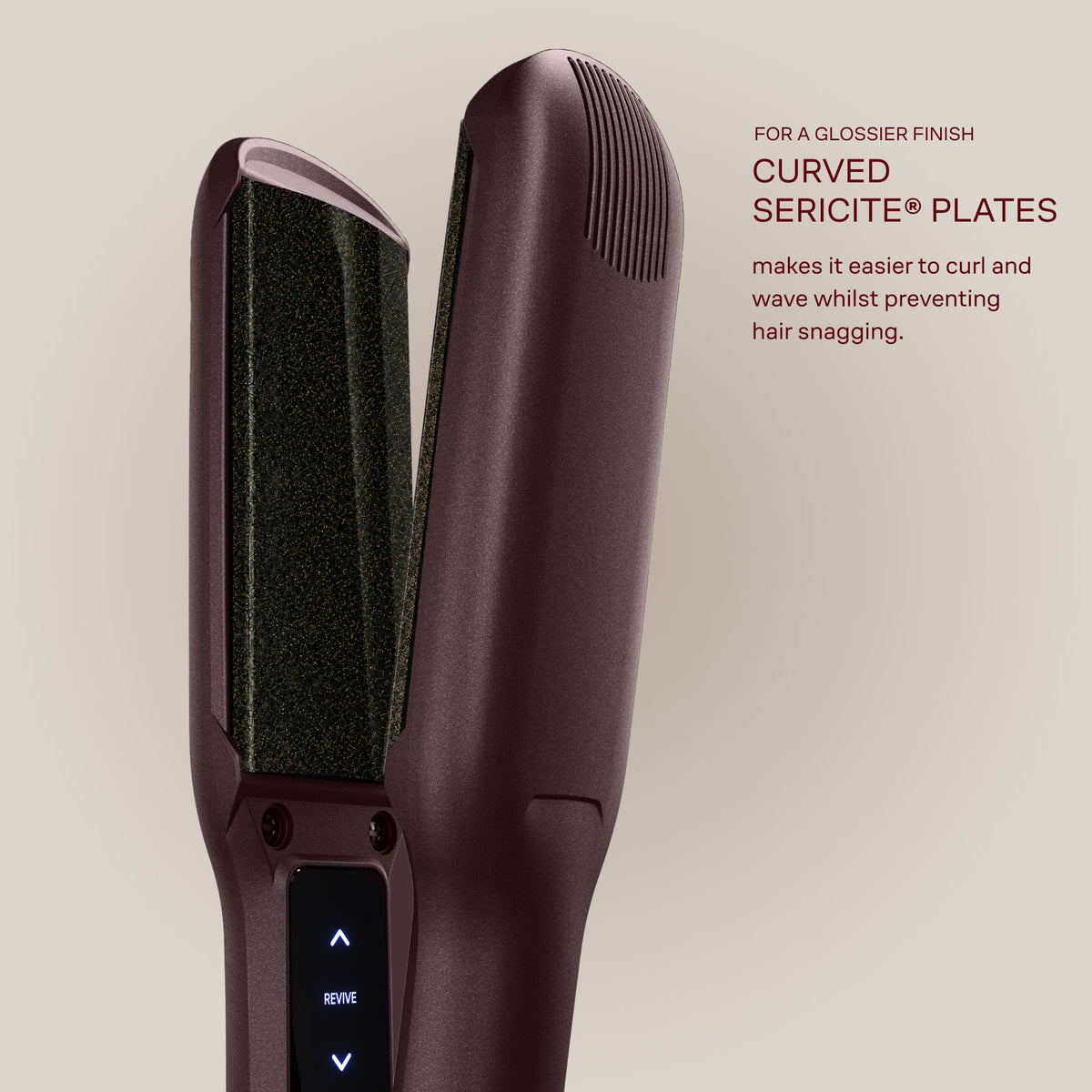 Cloud Nine The Dark Burgundy Contouring Wide Iron