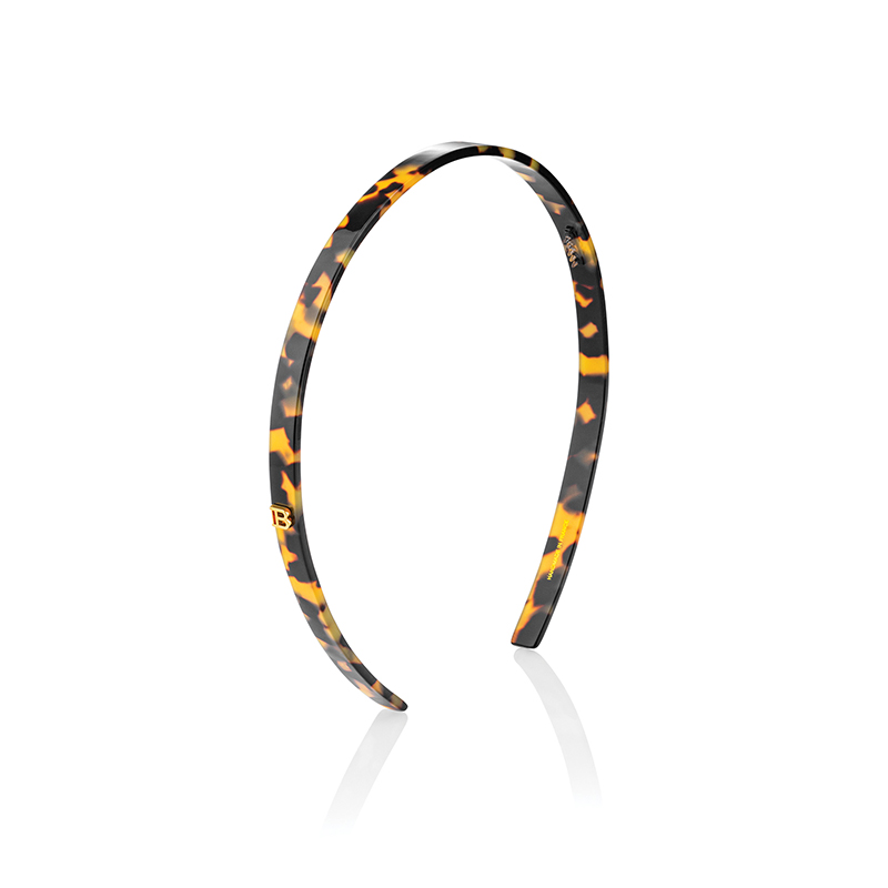 Balmain Hair Acetate Headband Tortoise Shell Small