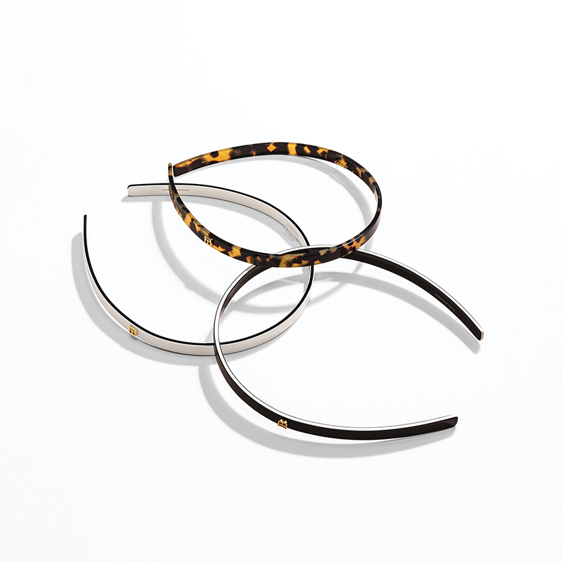 Balmain Hair Acetate Headband Tortoise Shell Small - Image 2