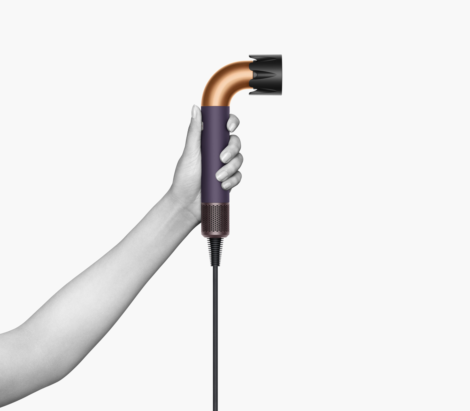 Dyson Supersonic r™ Professional Hair Dryer in Steel Violet + Copper - Image 4
