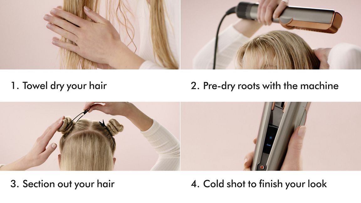Dyson Airstrait™ dryer and straightener (Ceramic Pink/Rose Gold) - Image 4