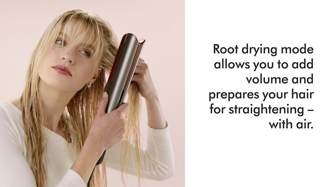 Dyson Airstrait™ dryer and straightener (Ceramic Pink/Rose Gold) - Image 3